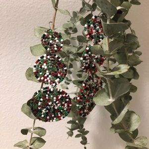 Colorful Beaded Earrings made in Africa